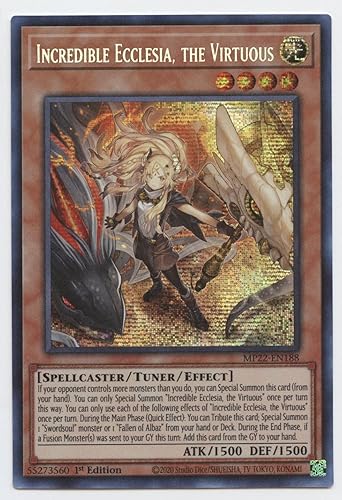 Miniatura 1 de Yu-Gi-Oh! Incredible Ecclesia, The Virtuous - MP22-EN188 - Prismatic Secret Rare - 1ª Edición