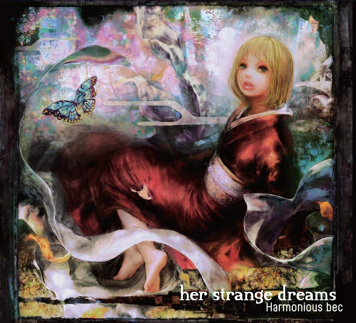 Harmonious Bec Her Strange Dreams CD UK Monotreme 2010 in tri-fold digipak
