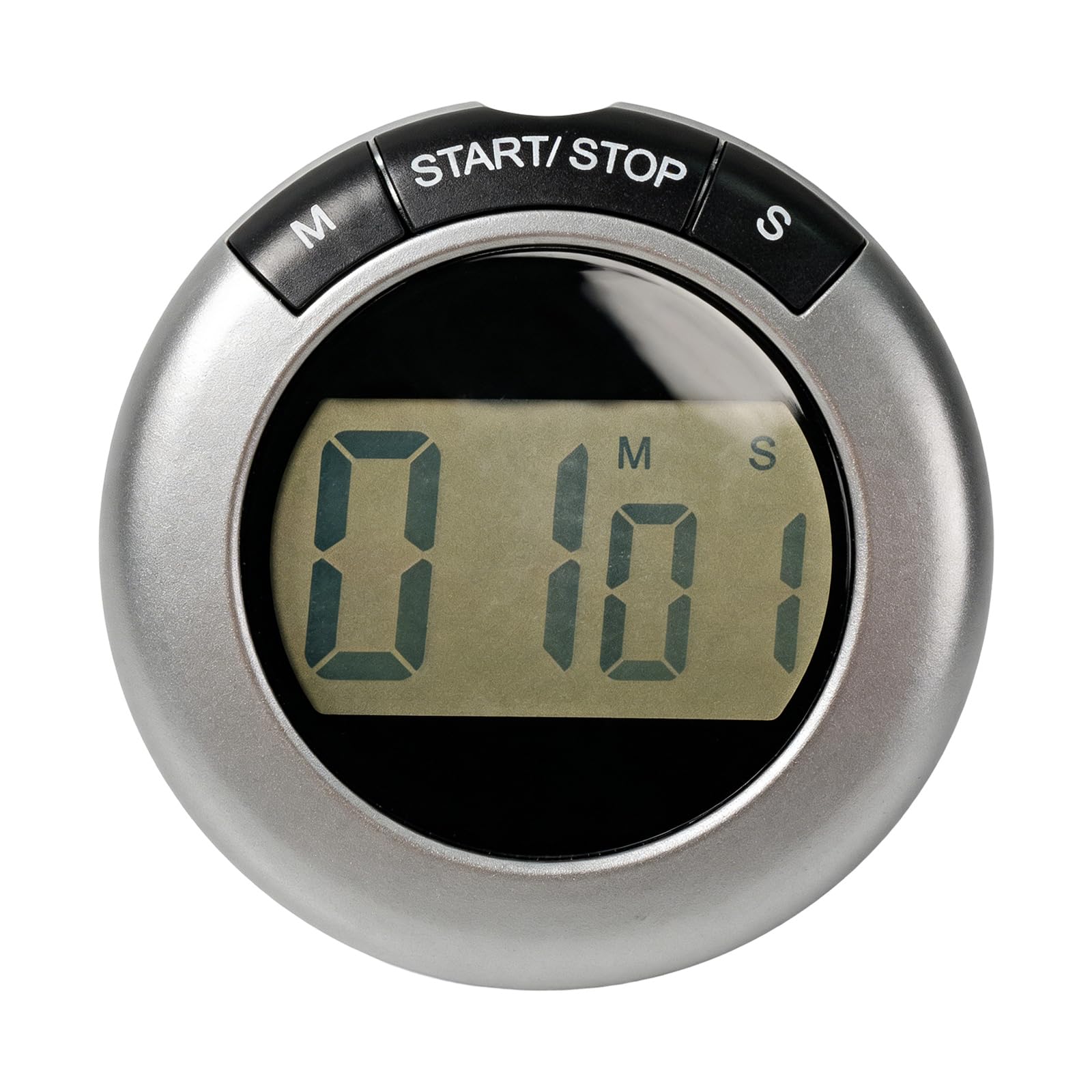 Nonrust Steel Kitchen Timers with Base and Hook Operations Countdowns and Count Up Functionality Large Display Timers