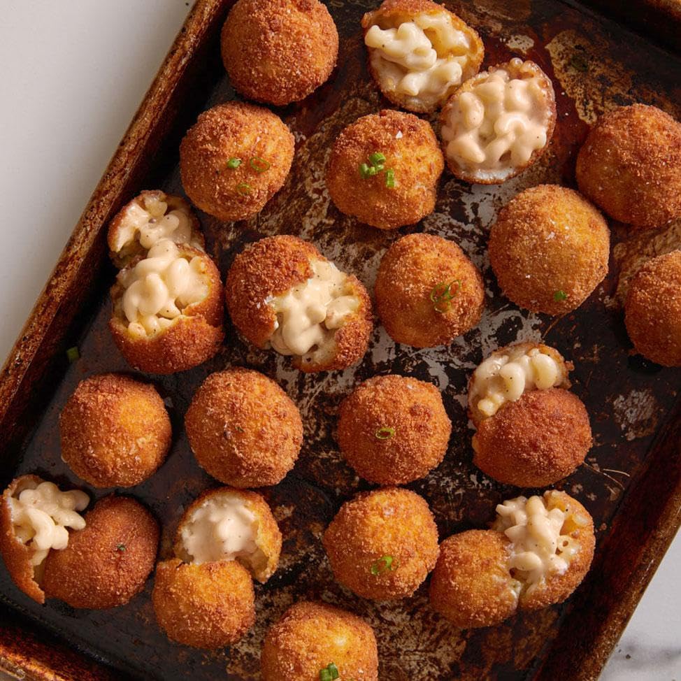 Feel Good Foods Three Cheese Mac & Cheese Bites, 8 Oz