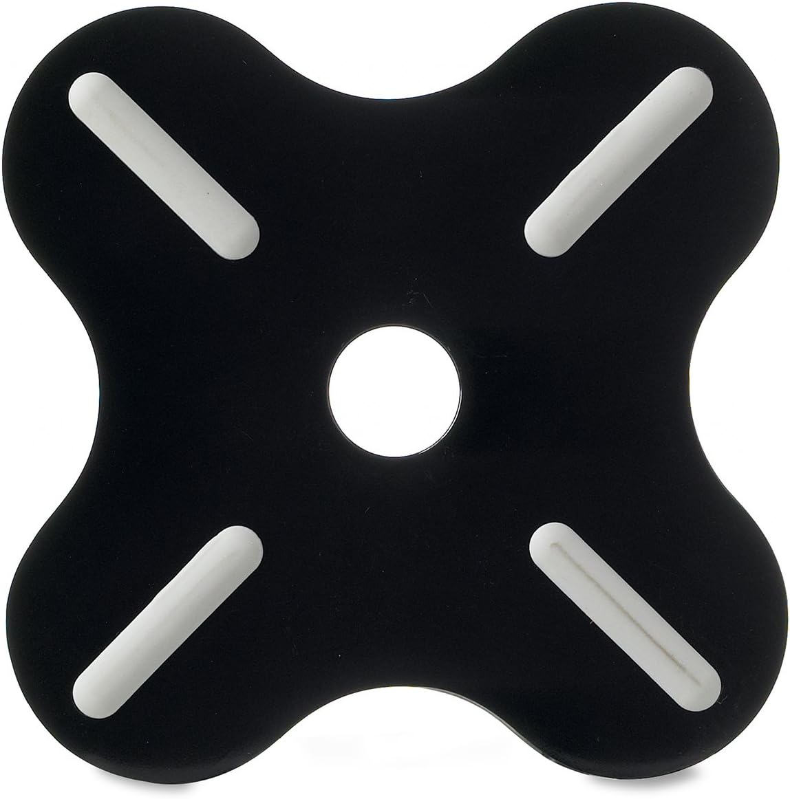 Rosti Mepal "Plus" 6-1/4-Inch Trivet with Silicone Feet, Black