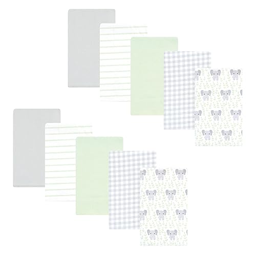 Miniatura 525 de Hudson Baby - Paños unisex de franela de algodón para bebé, avión, talla única