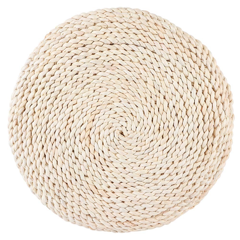 Coussin de sol tissé pour soulager le dos et s'asseoir confortablement par terre avec style