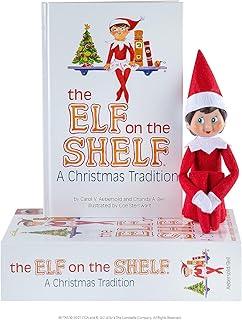 Elf on the Shelf Christmas Tradition Set with Elf Book (Girl with Blue E...