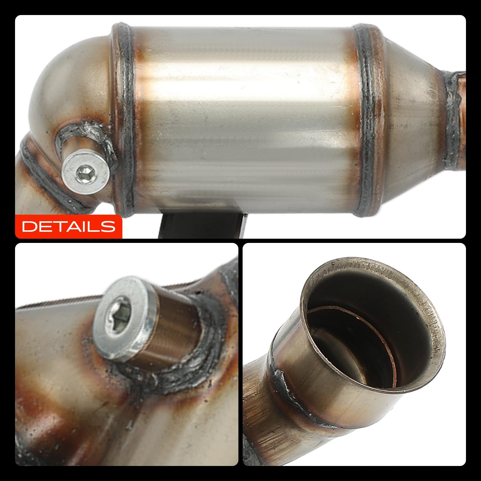 Frankberg 1x Katalysator Benzin Kompatibel mit C3 Picasso SH 1.4L 1.6L Min.i R56 1.4L 1.6L Min.i Cabriolet R57 1.6L 207 WA WC 1.4L 1.6L 308 CC 4B 1.6L Replace# 1609163980