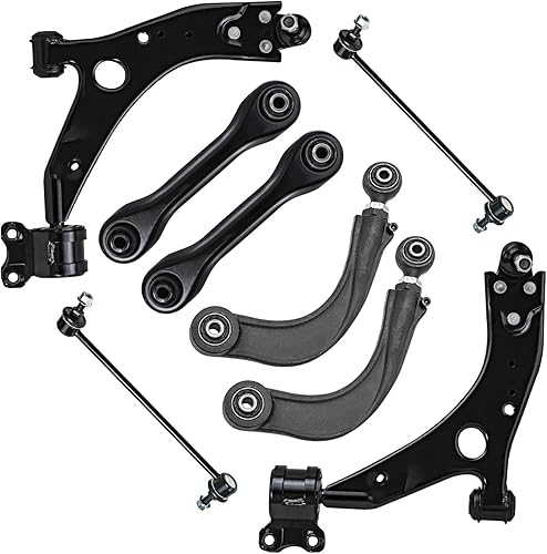 Miniatura 44 de Detroit Axle - Kit de suspensión delantera de 8 piezas para Toyota Sienna 2004-2010, brazos de control inferiores con rótulas interiores exteriores