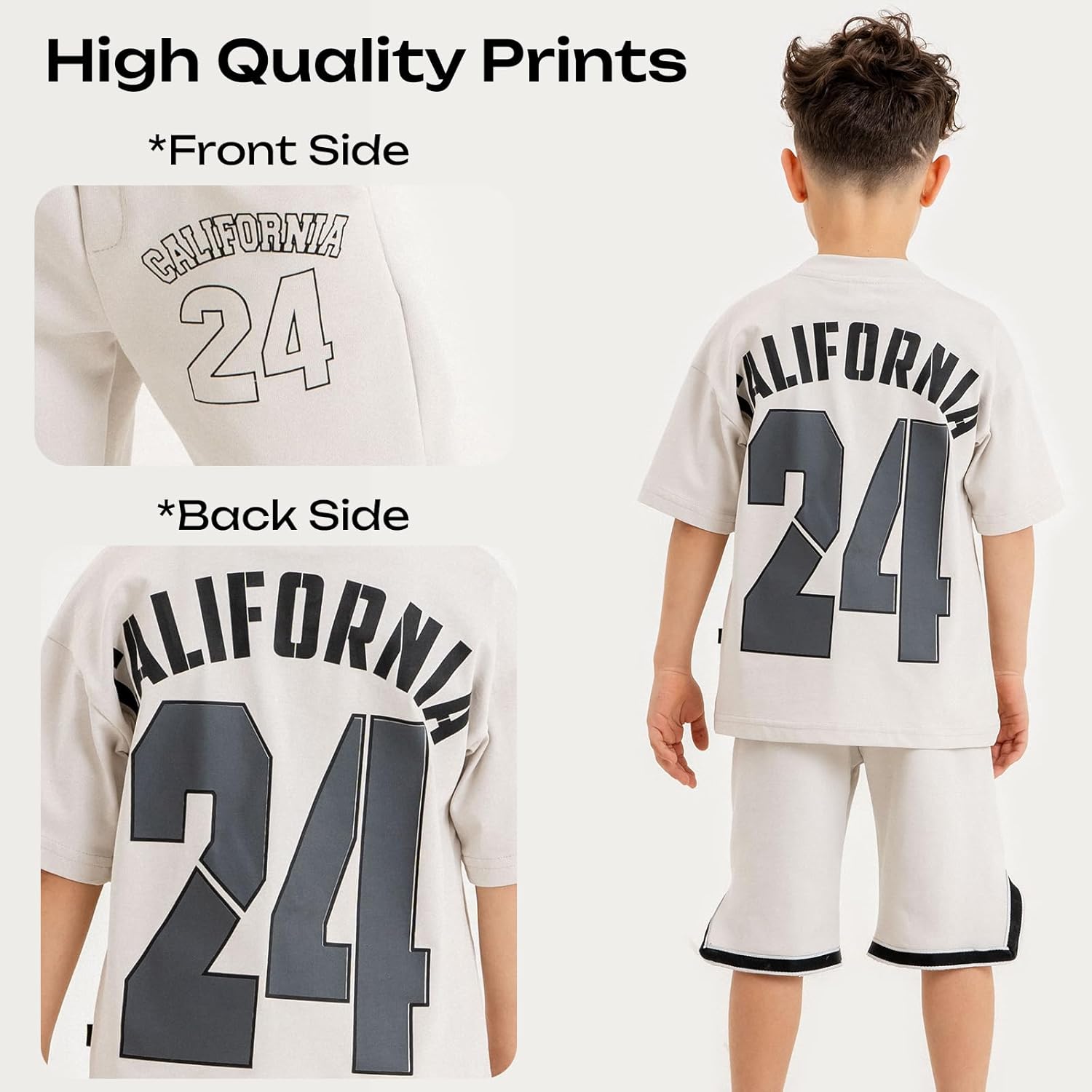 ゴールドクラス キッズウェア ボーイズ サマーウェア コットン Tシャツ ショート トレンディ カリフォルニア プリント ボーイズ