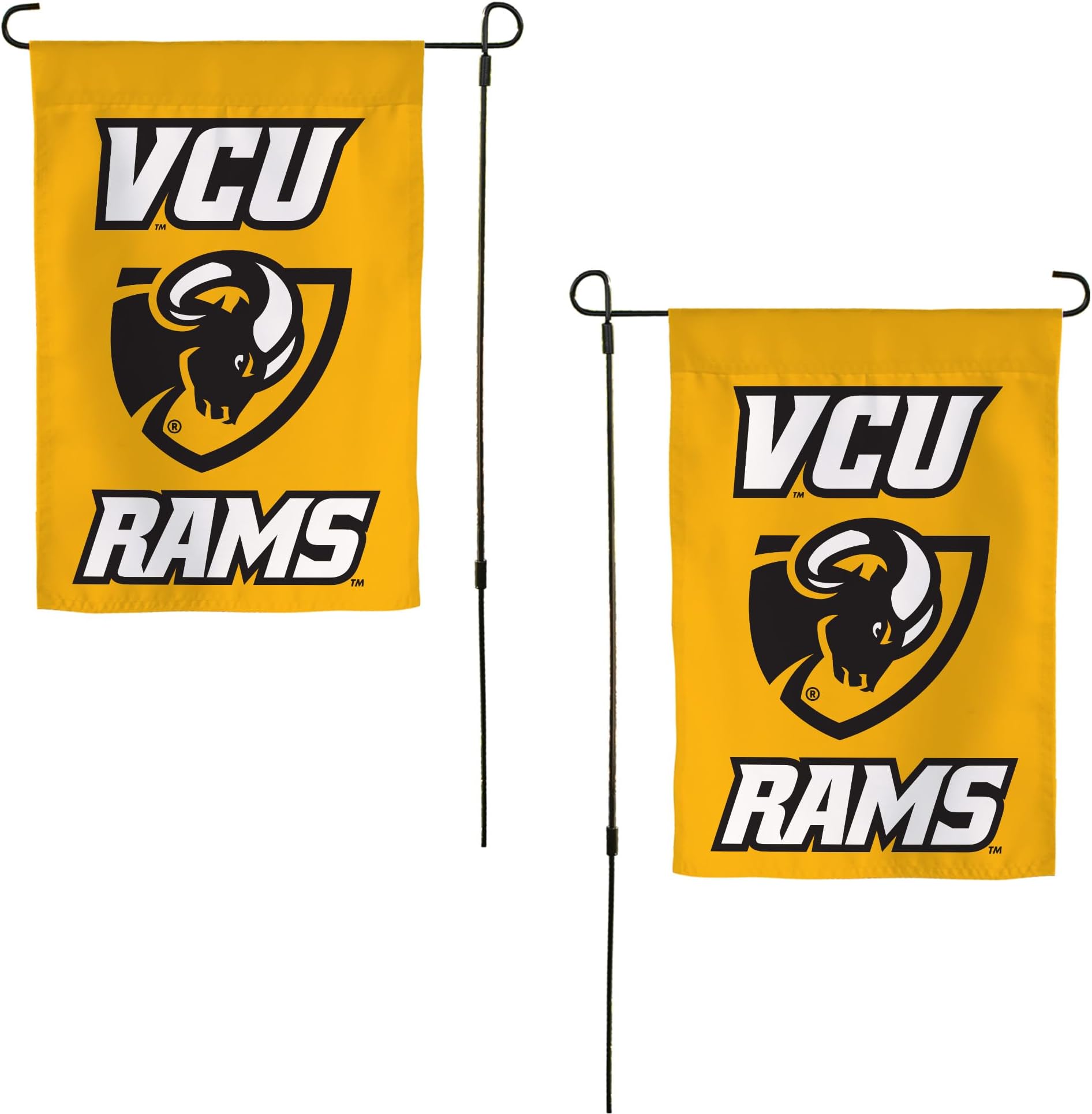 Desert Cactus Virginia Commonwealth University VCU Garden Flag – 19 x 12 inch Virginia Rams Banner, For Outdoor Display and Events (Design A)