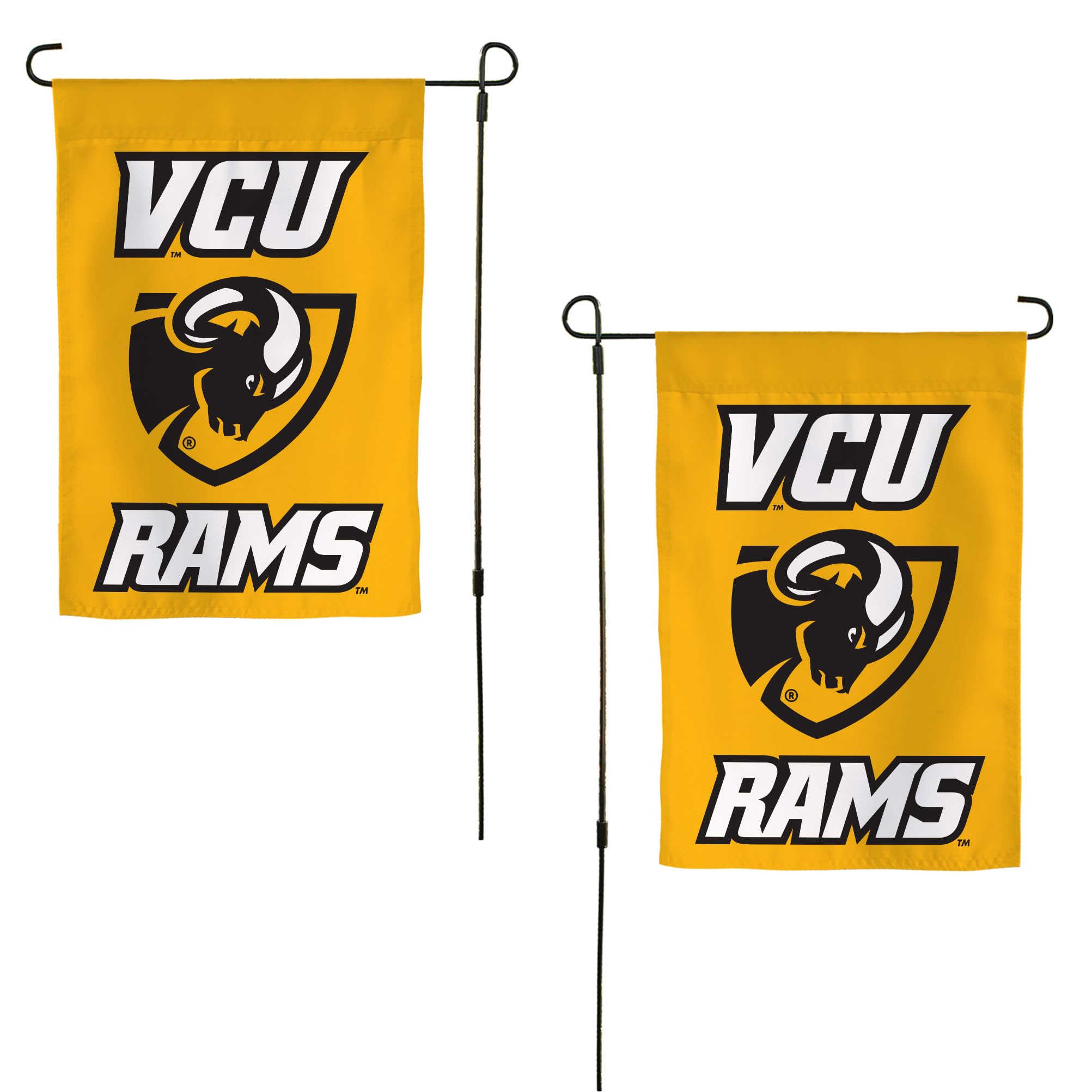 Desert Cactus Virginia Commonwealth University VCU Garden Flag – 19 x 12 inch Virginia Rams Banner, For Outdoor Display and Events (Design A)