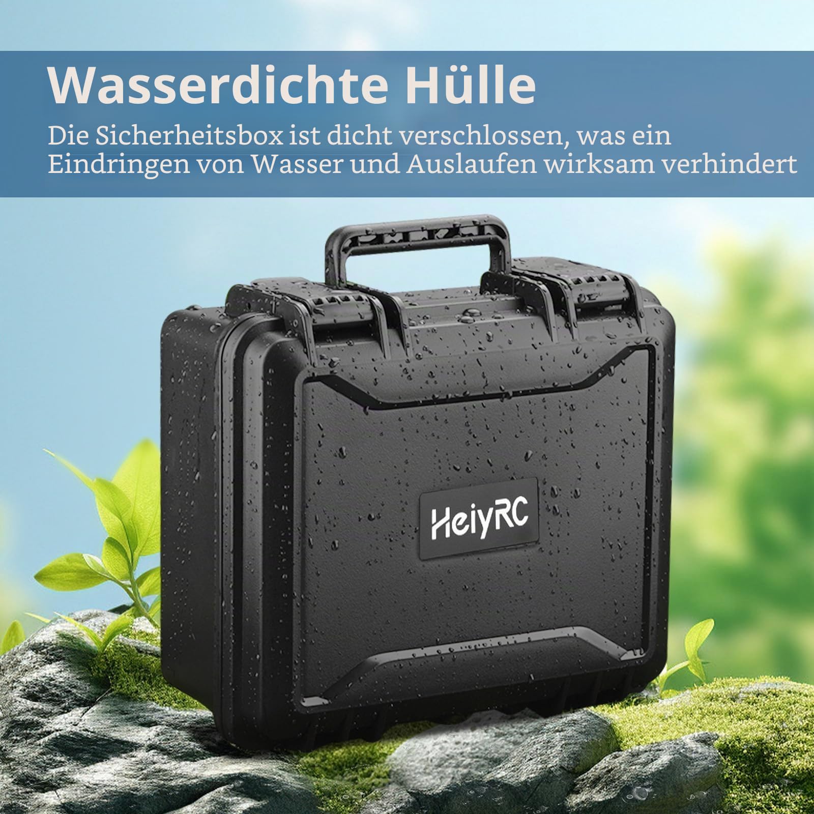 HeiyRC Mini 4K 2 SE Koffer Tasche, Hardshell wasserdichte Aufbewahrungs Hard Case für DJI Mavic Mini 2 SE / 4K / 2 Fly More Combo Drohnen Zubehör