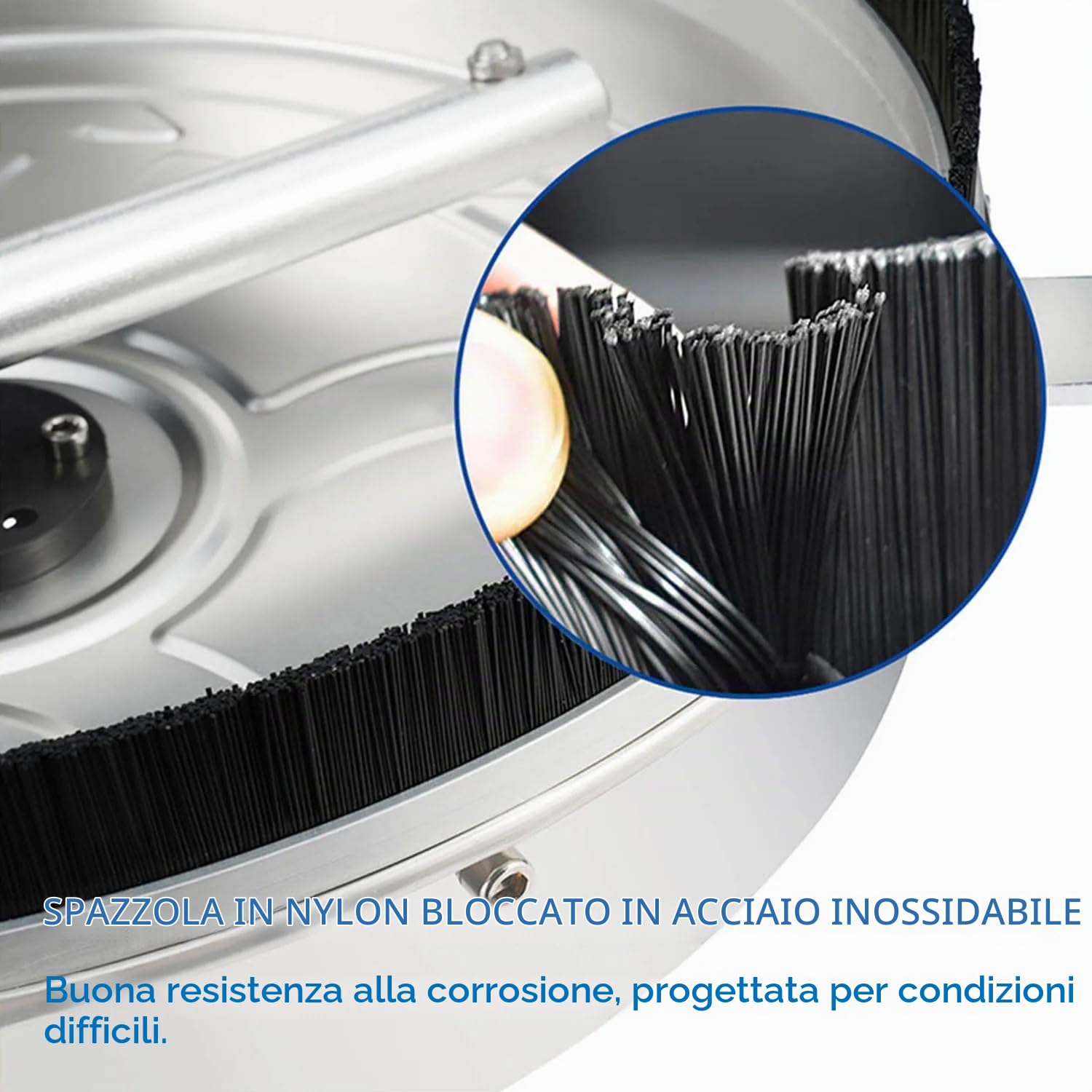 14" Idropulitrice Per Superfici,Accessorio Per Pulitore Per Superfici Idropulitrice Da 35,6 Cm In Acciaio Inox Con 4 Ruote,2 Prolunghe,Per Cemento,Patio,Terrazza,Connettore Rapido Da 1/4”,4000 Psi