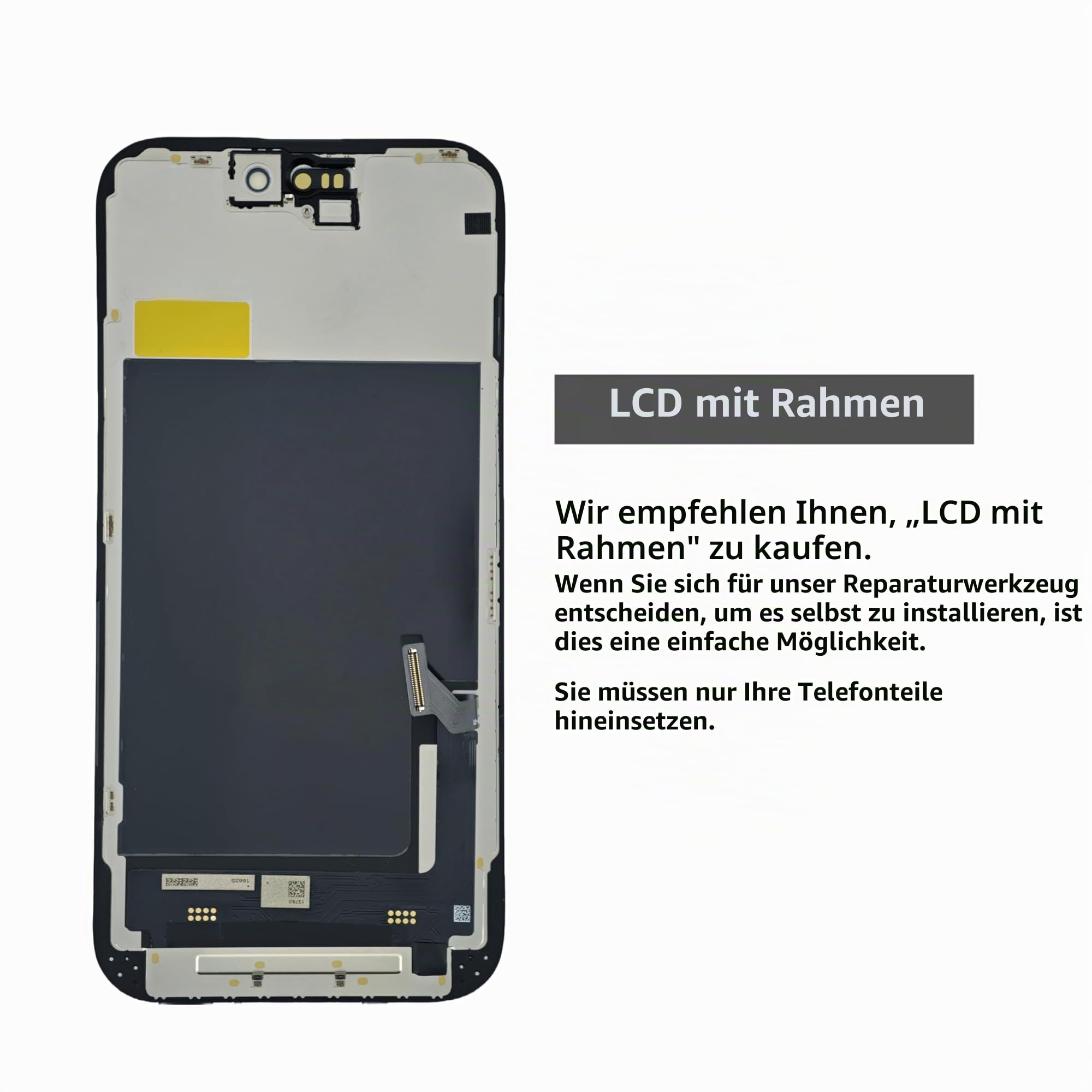 für iPhone 15 Display für iPhone 15 Display Mit Rahmen für iPhone 15 Pantalla A2846 A3089 A3092 A3090 Reparatur Digitizer Touchscreen Assembly mit Werkzeug