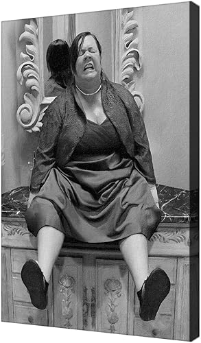 Vista 17 de Divertido Arte de Pared de Baño de Película - Pósteres de Humor de la Película Primo Eddie para Decoración de Navidad - Impresiones en Lienzo