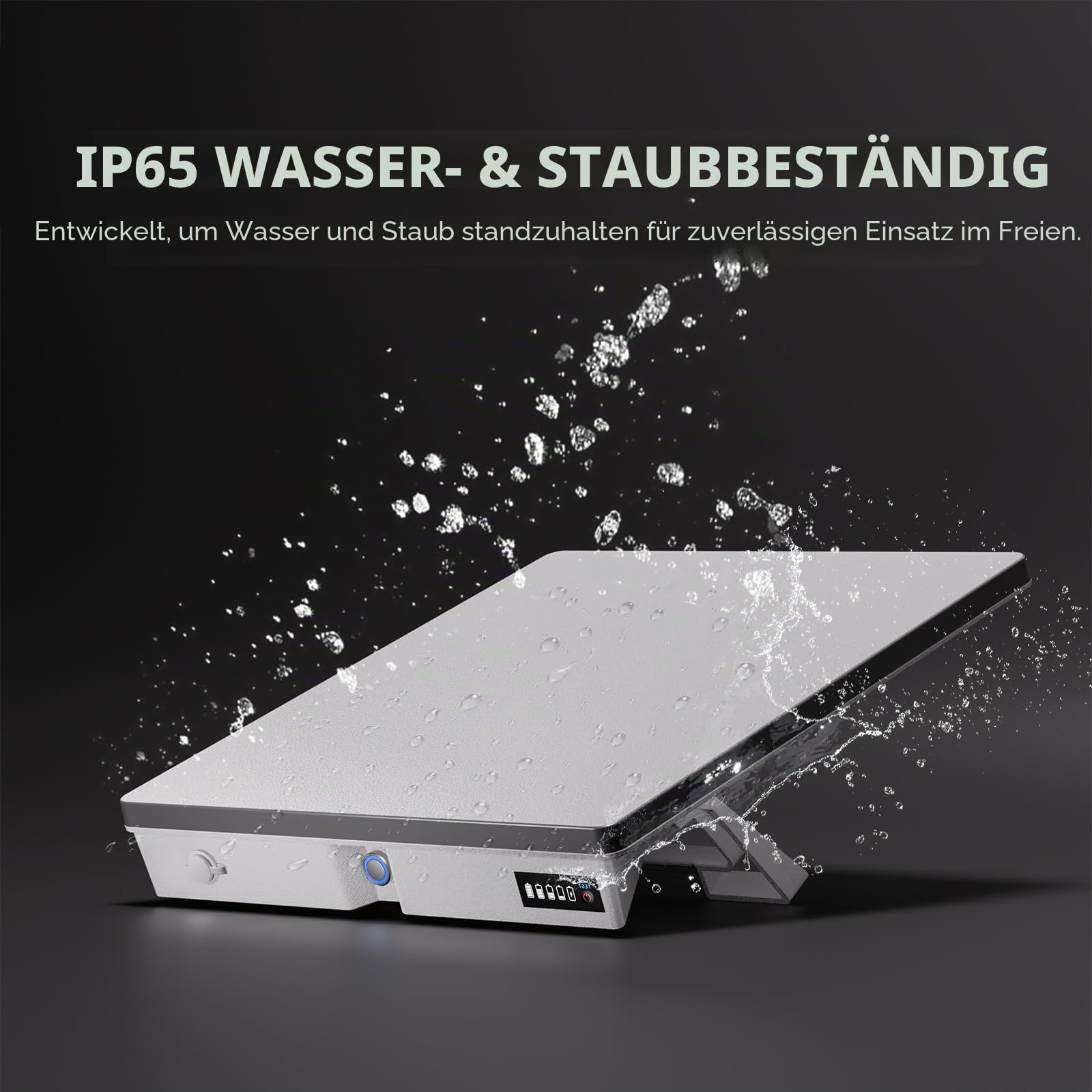 E100 Starlink Mini-Akku-Pack mit Ladegerät, 99 Wh / 27.600 mAh Kapazität, flugtauglich (Handgepäck), bis zu 5 Stunden Laufzeit, IP65 Wasser- und staubgeschützt, Pass-Through-Laden unterstützt