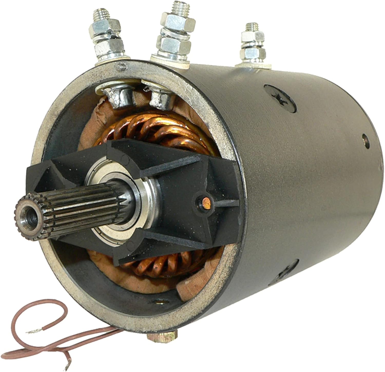 DB Electrical 430-20058 Winch Motor Compatible with/Replacement for 12V Warn 20 Spline Heavy Duty Reversible 3-Post, Xd9000, Xd9000i, Mx8000, M8000, Mx6085, Mrvb5 430-20018 10748 MRVB4 MRVB5 15747