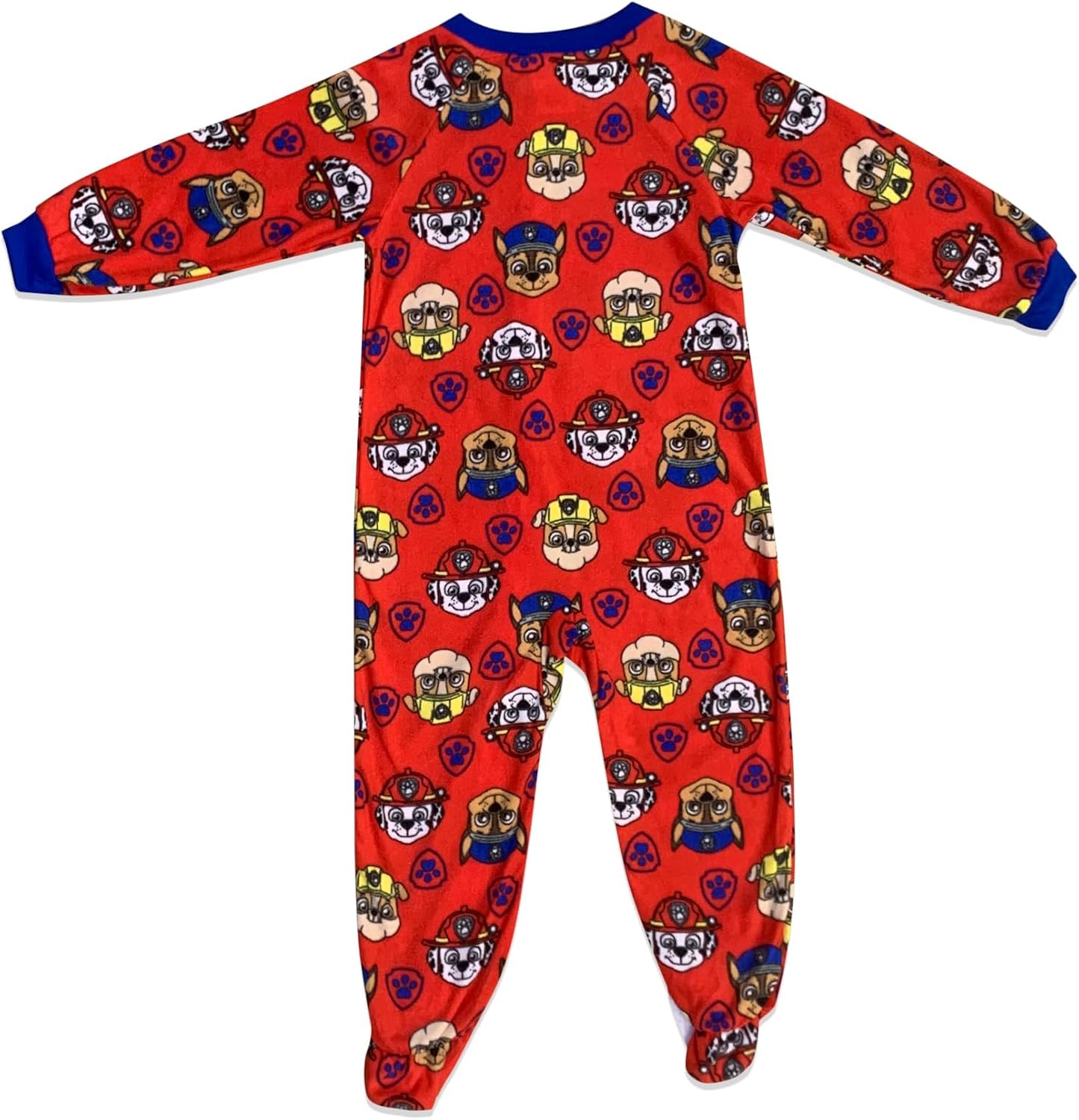 Paw Patrol Boys Marshall, Rubble,Chase and Skye top pups with Royal Blue Shorts Pants Set (Red/Grey, 3T)
