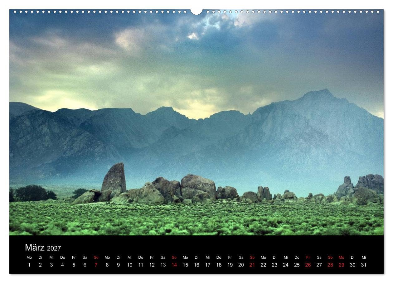 CALVENDO - Südwesten der USA - Klassiker und Geheimnisse (Wandkalender 2027 DIN A2 quer), Monatskalender: Ein geheimnisvoller Ausflug in den Südwesten der USA