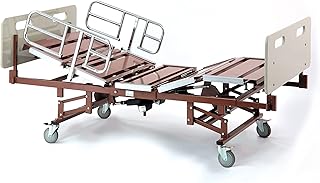 Invacare 750 lb. Weight Capacity | Heavy-Duty Bariatric Homecare Bed with Half Length Bed Rails | Full Electric Hospital Bed for Home Use