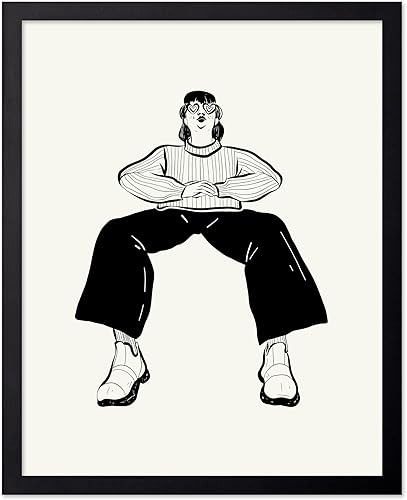 Miniatura 51 de Poster Master Póster de Groovy Woman – Impresión retro de moda – Arte de línea – Arte minimalista – Arte moderno – Arte abstracto – Arte en blanco y