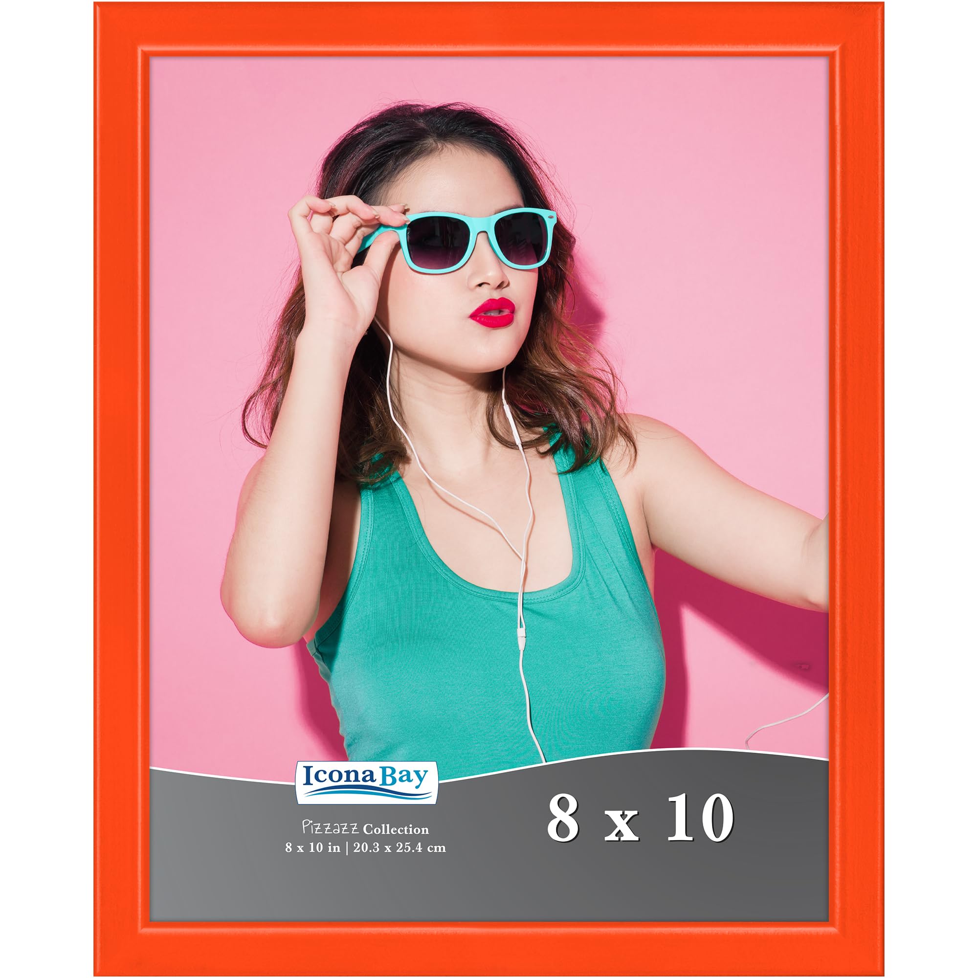 Photo 1 of Icona Bay 8x10 Picture Frame, Orange Wood