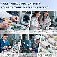 Vista 9 de Fuente de alimentación CC variable 30V 5A, pantalla TFT boruidy de 5 dígitos, pantalla 0.01mA 0.1mV, codificador de doble curva, fuente