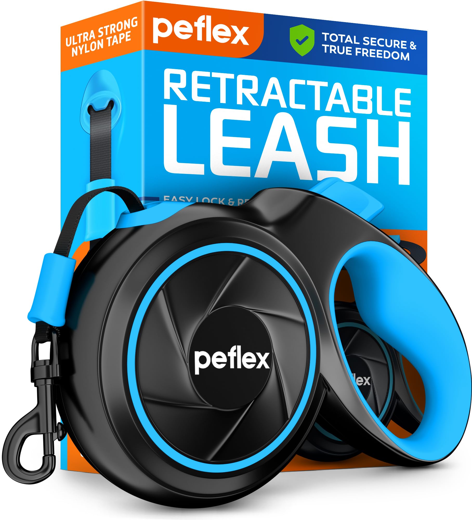 Peflex 16.4 ft Retractable Dog Leash