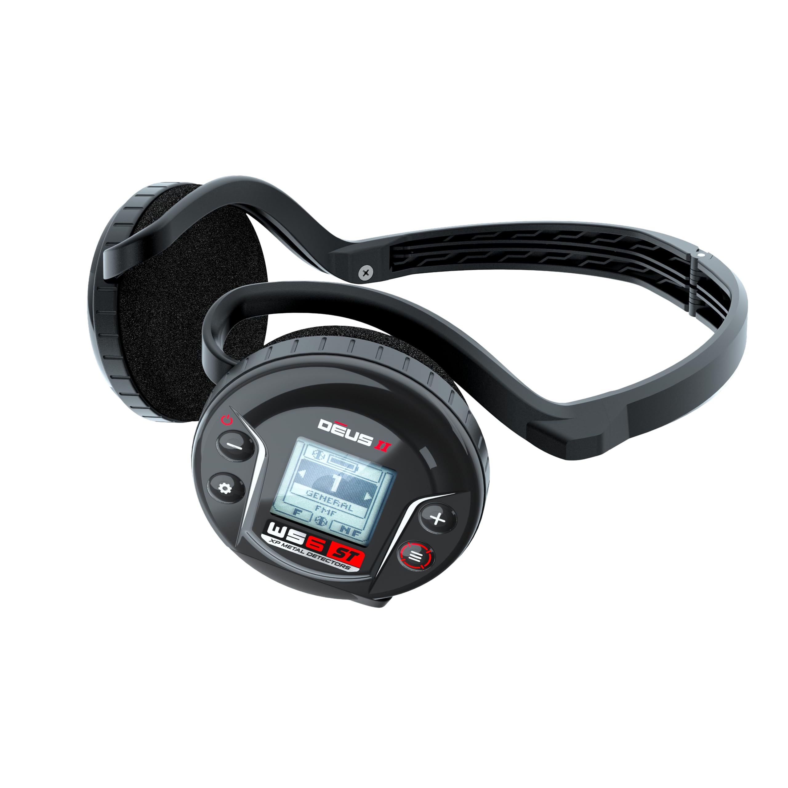 XP Metal Detectors WS6 ST Auriculares Stereo inalámbricos ultrarrápidos y Mando para controlar el Deus II, diseño Compacto e Inteligente, ergonómicos, Ligeros, Resistentes a la Lluvia (WS6ST)