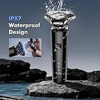 Vista 7 de Electric Razor for Men, 2025 Magnetic Electric Shavers, IPX7 Waterproof Wet/Dry Mens Shaver, Smart LED Display & All-in-One Charging Base with