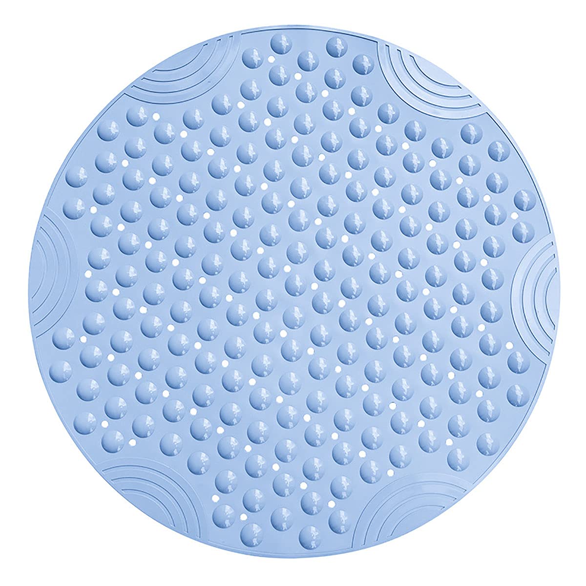 Bathsafe Tapis De Douche Forme Ronde Avec Ventouse Antidérapant Durable