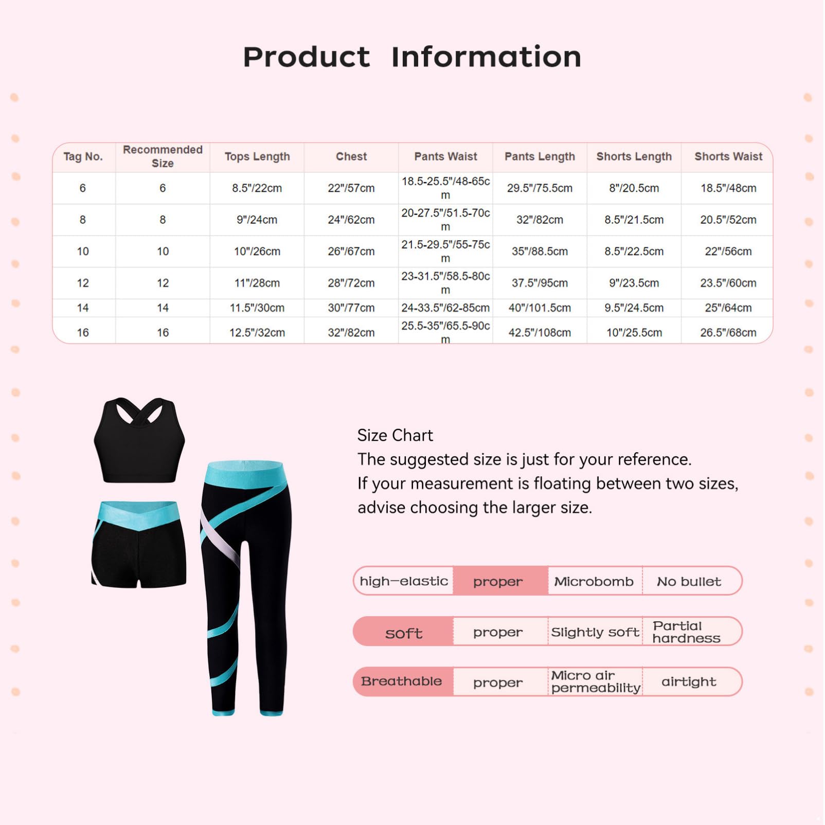 Alvivi Conjunto Chandal Corto Niña de Tres Piezas con Crop Top Deporte y Pantalones Cortos y Leggings Largos de Elásticos Ropa Entrenamiento Gimnasia Deportiva