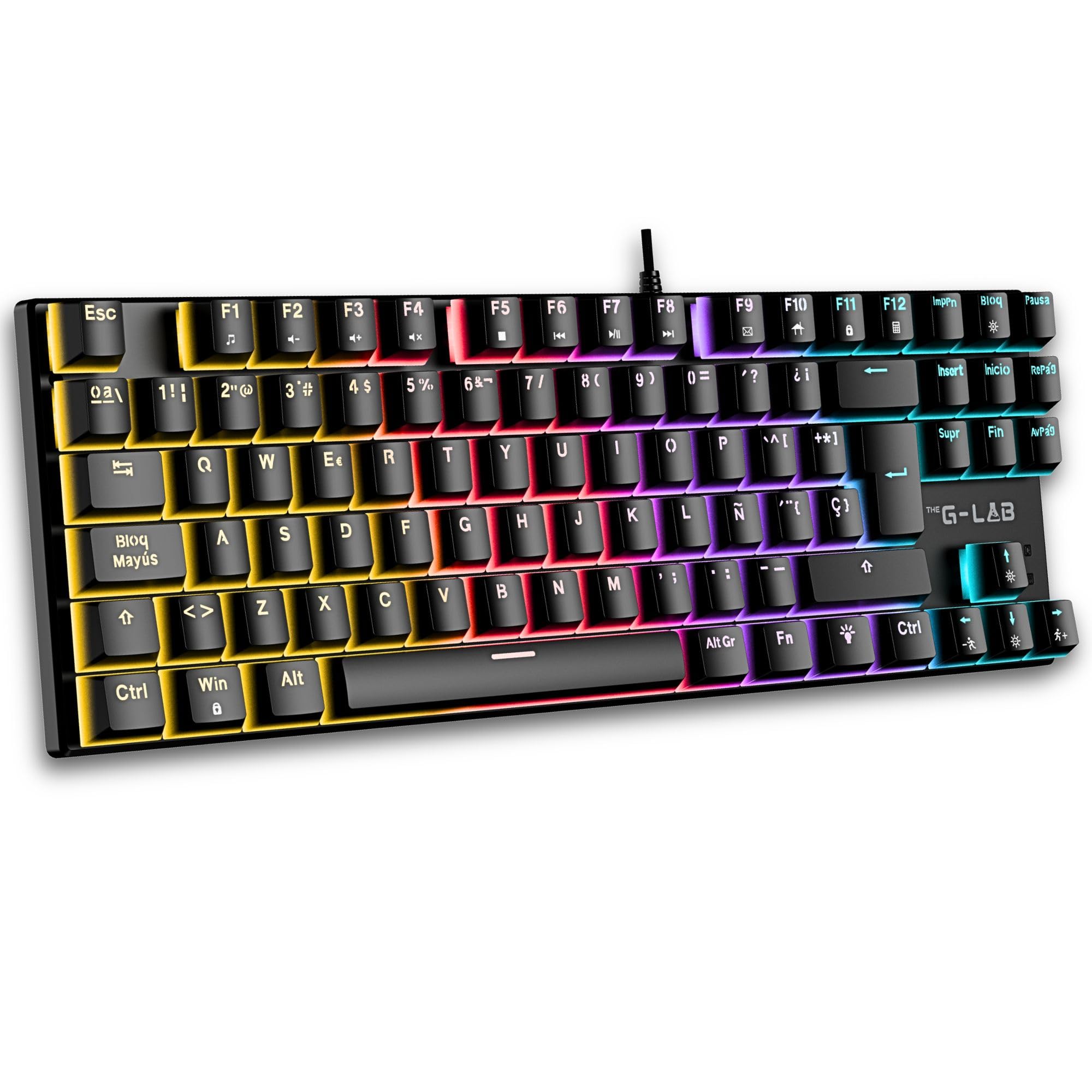 The G-Lab KEYZ Mercury EX Mechanical Gaming Keyboard TKL RGB Wired