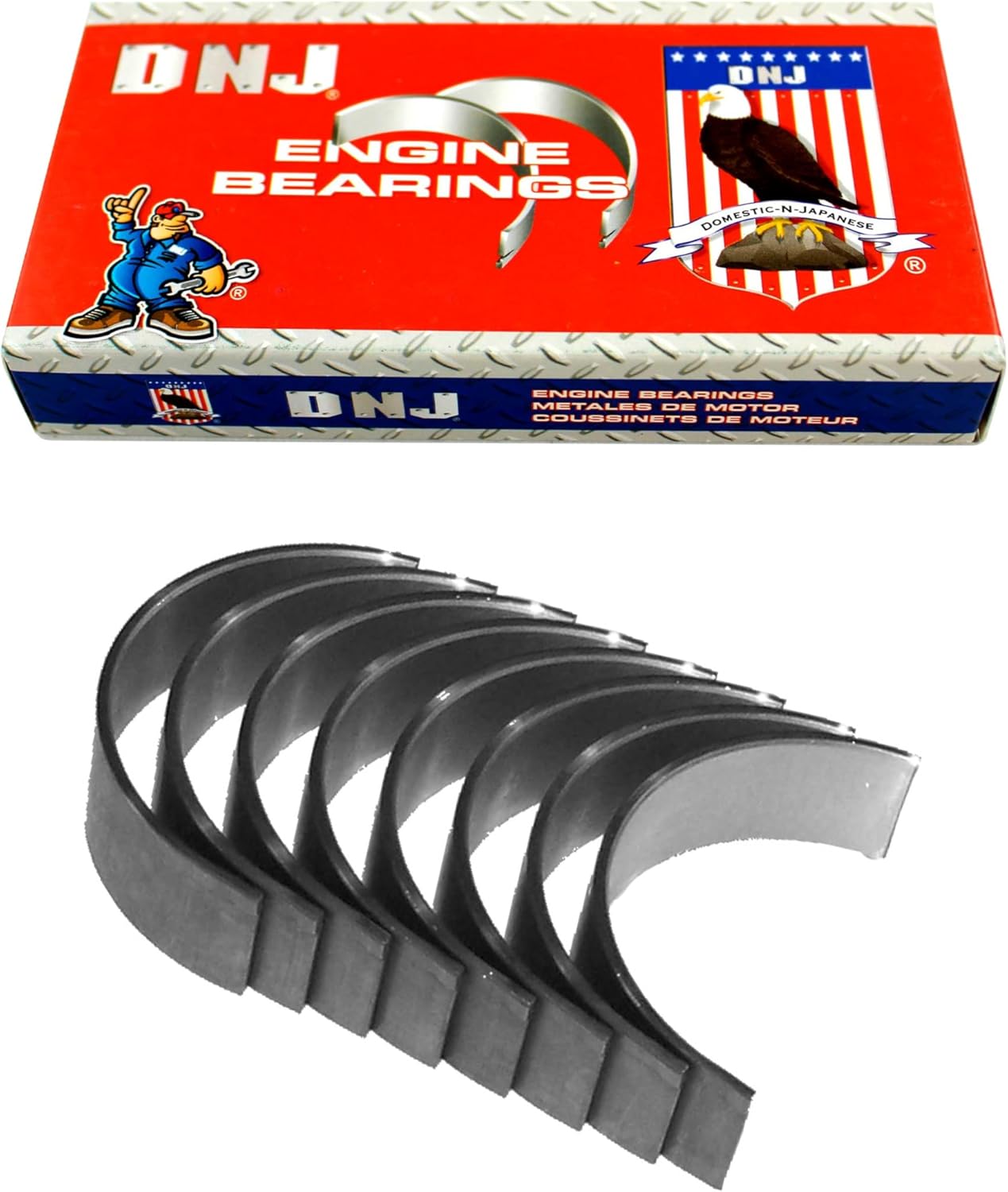 DNJ RB710.20 Oversize Rod Bearings Set for 1996-2015 Subaru Baja, Forester, Impreza 2.5L H4 16V DOHC 2458cc