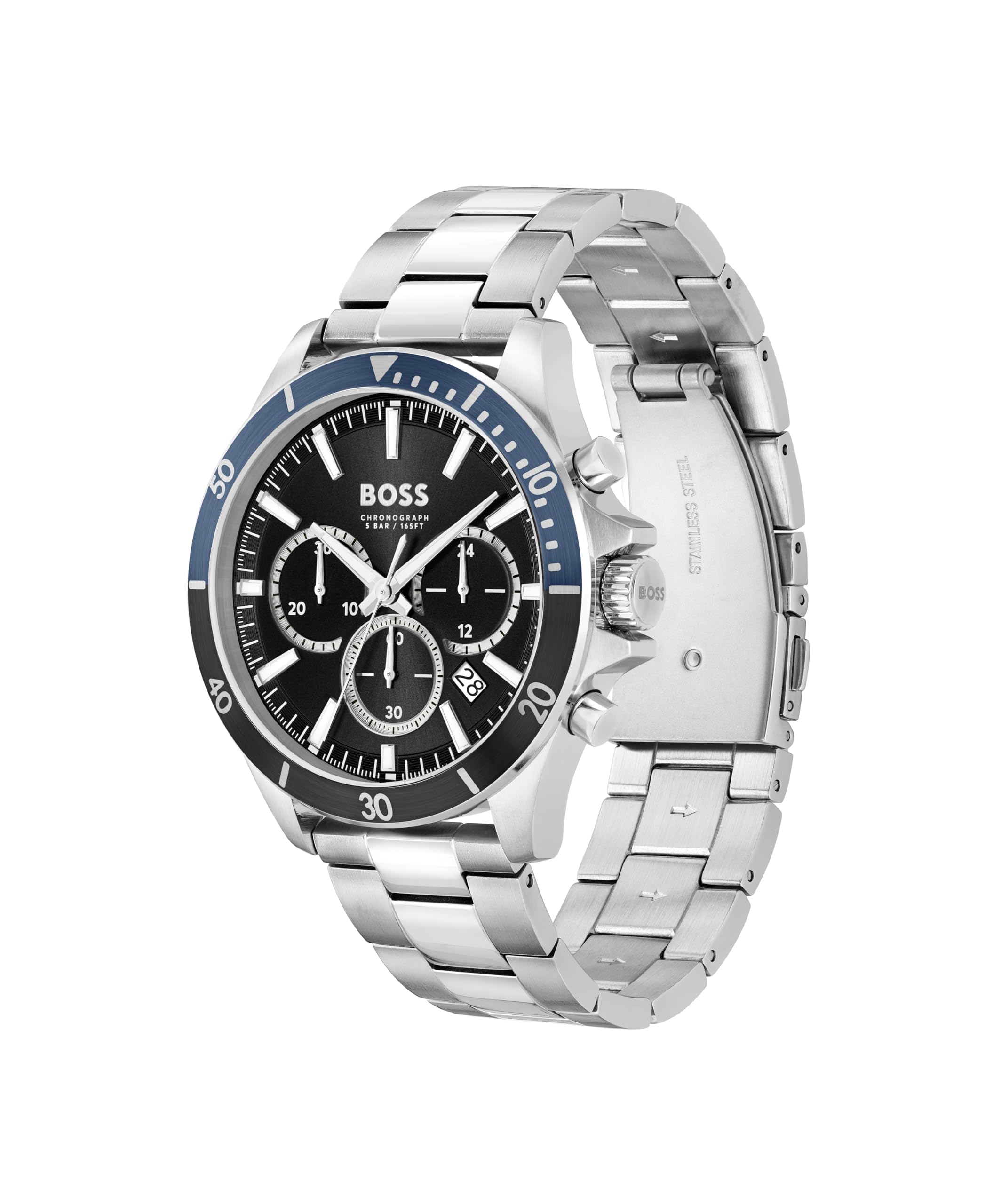 BOSS Analog Black Dial Mens Watch-1514101 (B0CJ588V9X) Amazon Price History, Amazon Price Tracker