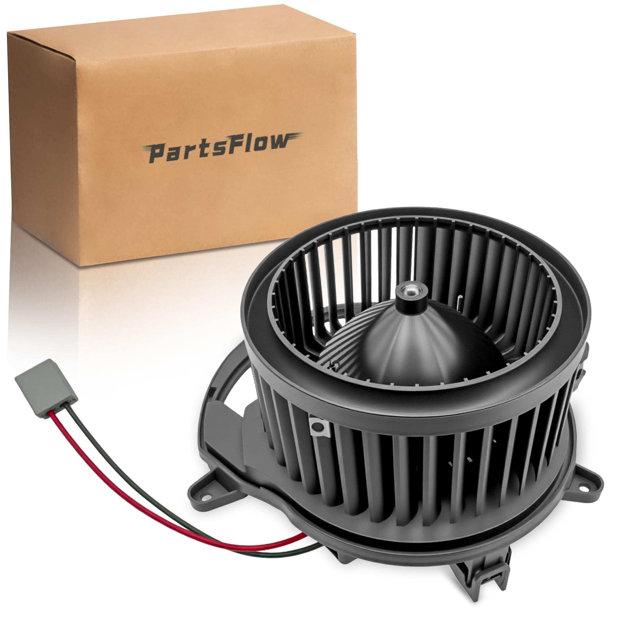 PartsFlow HVAC Blower Motor Fan Assembly W/Wheel Compatible With 2019-2023 Cadillac Escalade/Chevrolet Silverado Suburban Tahoe/GMC Sierra 1500 Yukon 84861776 84152567