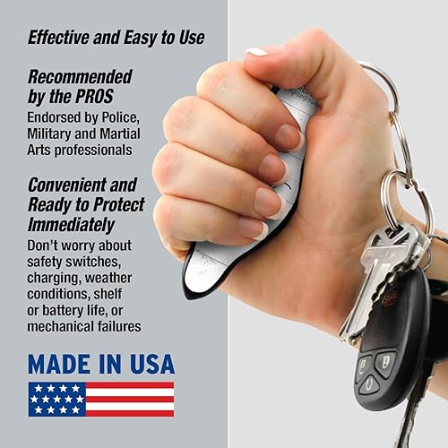 Miniatura 2 de MUNIO Self Defense Keychain Stylish, Portable Safety Tool for Women & Men Non-Lethal, TSA Approved, Made in USA