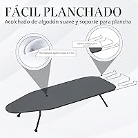 Vista 4 de Tabla de Planchar de Panel de Malla Metálica para Encima de la Mesa Tabla de Planchar Plegable Tabla de Planchar Pequeña de Alta Resistencia