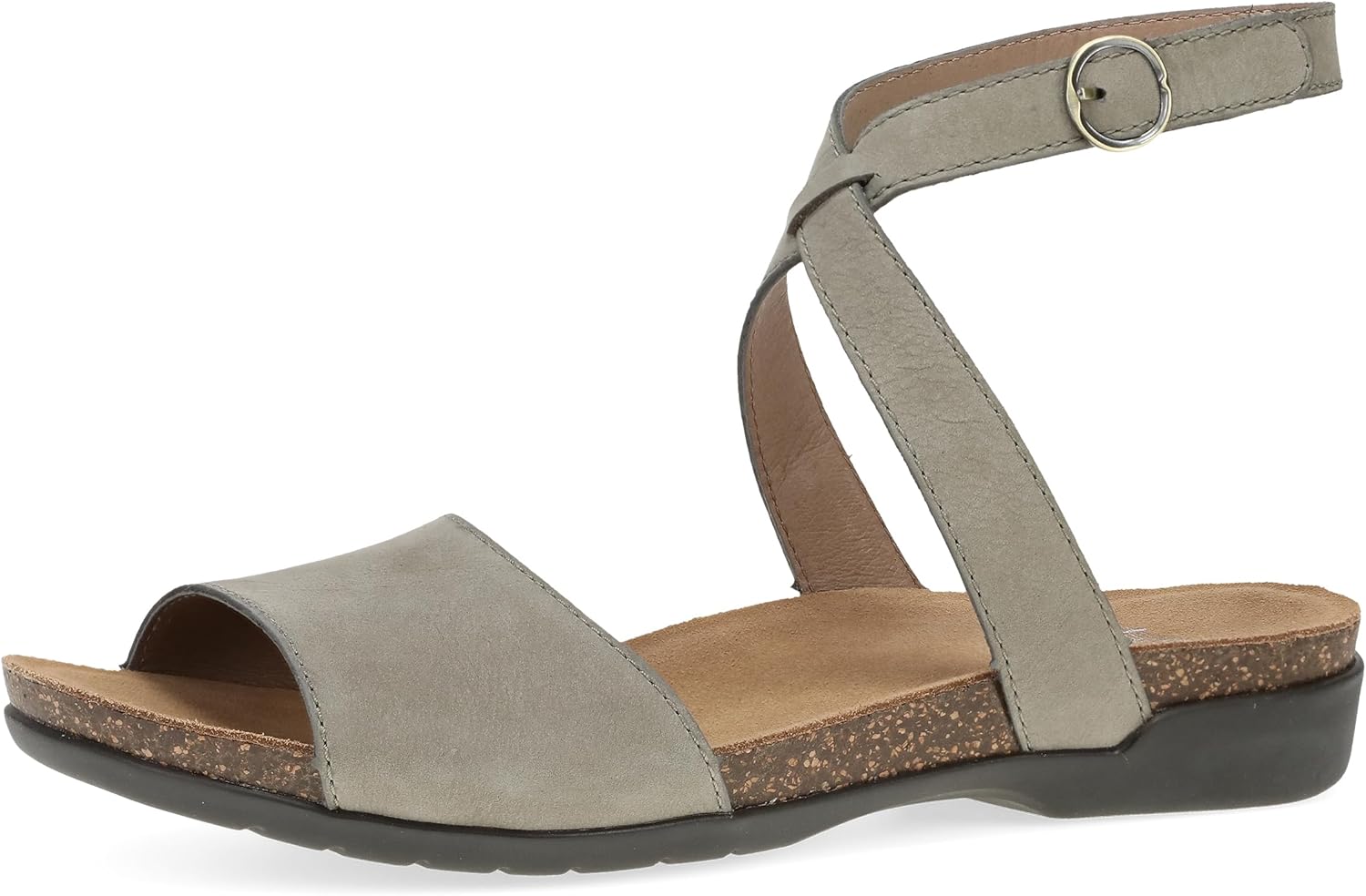Dansko Rafferty Sandal for Women – Memory Foam and Cork Footbed for Comfort and Arch Support – Lightweight Rubber Outsole for Long-Lasting Wear