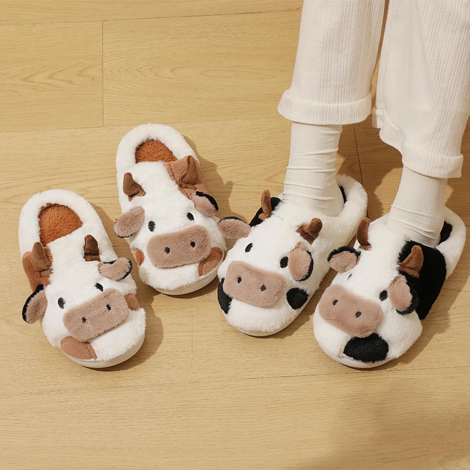 Pantofole di Peluche Fumetti Unisex Fumetti Caldi Pantofole Coppia di Diapositive Non Slip