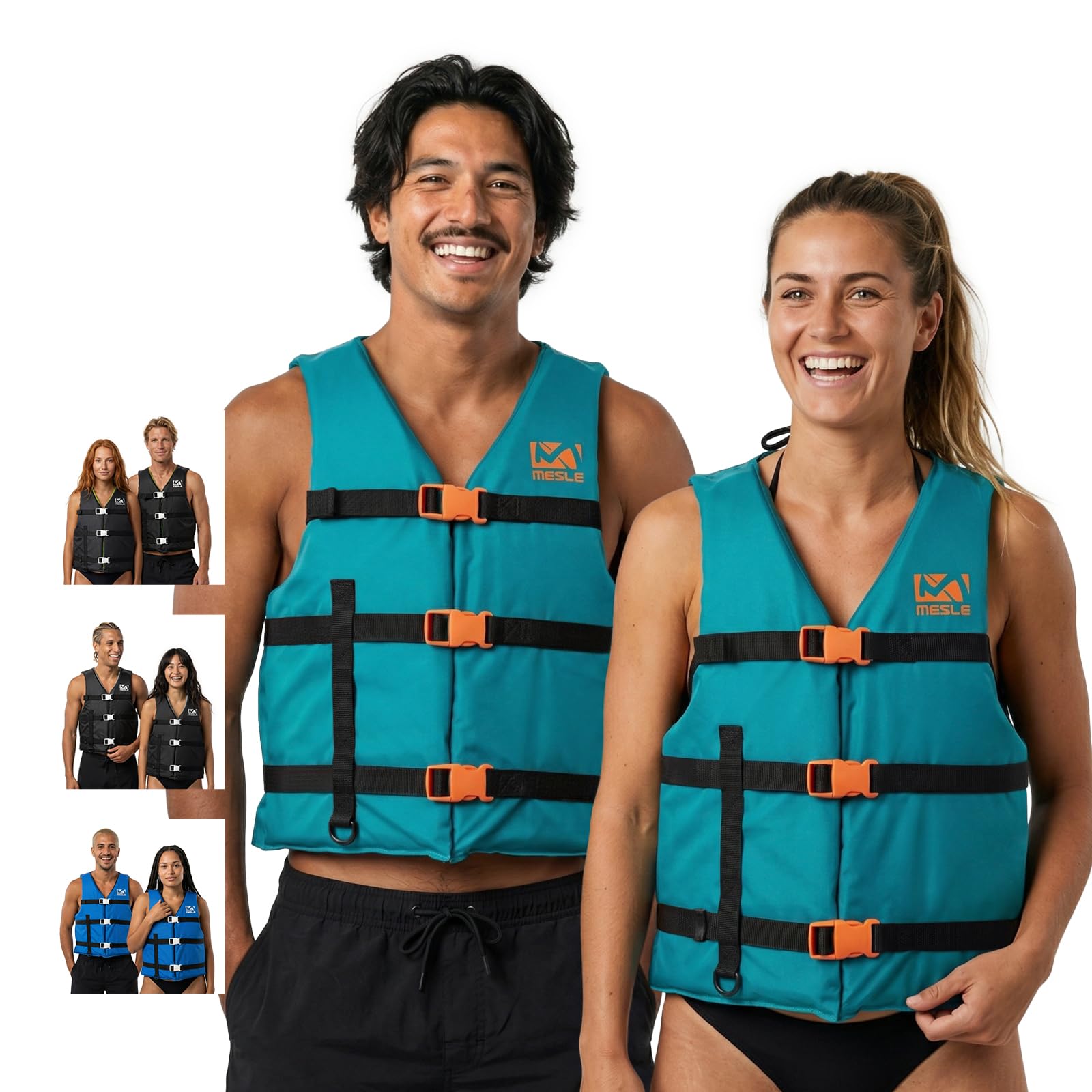 Mesle Chaleco de Natación para Adultos Promo, Talla Única, Chaleco de Flotación, Paddle Surf, Kayak