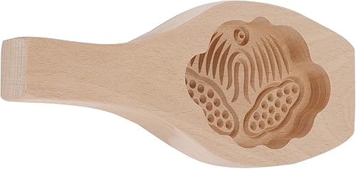 Miniatura 9 de Tnfeeon Hornear Wood Mooncake DIY Herramientas de decoración de cocina Bollo al vapor Pastelería (Lotus)