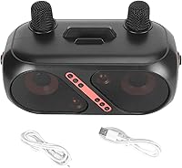 Vista 6 de Altavoz portátil del karaoke, cómodo asa de transporte ABS fácil de usar 5.0 máquina del karaoke para el hogar