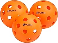 ONIX Recruit Indoor Pickleball Balls 3-Pack - Ready-to-Play with Superior Welding, True Bounce & Consistent Flight