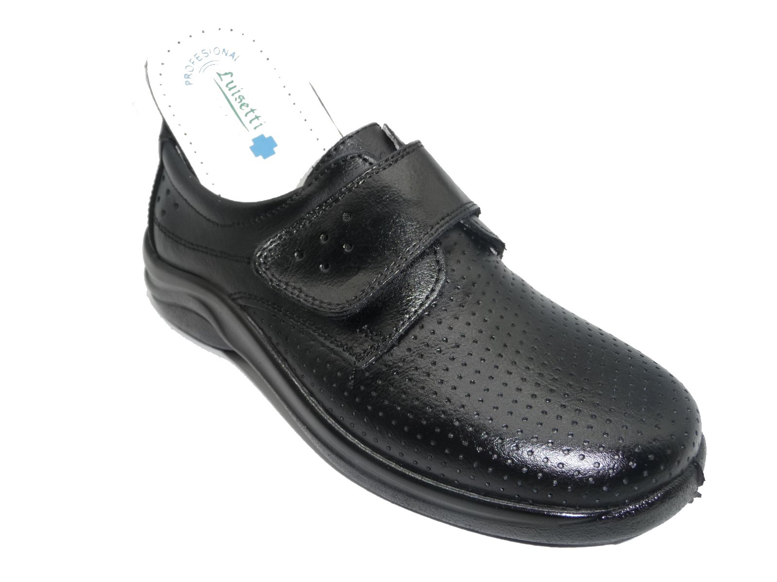LUISETTI Berlin 0025 Zapato Sanitario Y HOSTELERIA Unisex-Adulto Negro
