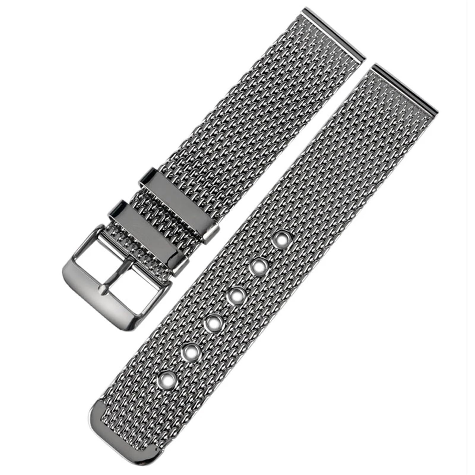Correa de Reloj de Acero Inoxidable, Correa de 20/22/24mm, Hebilla de Repuesto, Pulsera de muñeca, Reloj de Malla