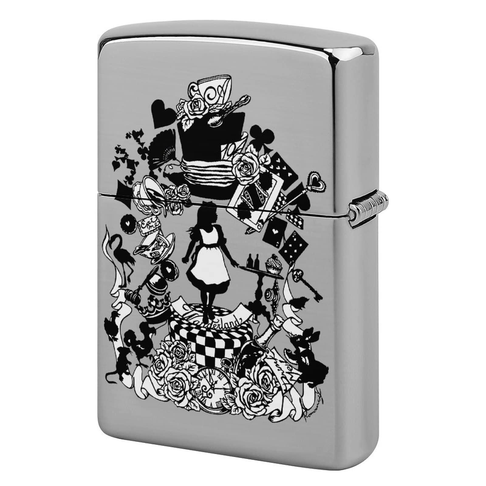 Amazon.co.jp: 不思議の国のアリス チェシャ猫 Zippo兼用ケース 
