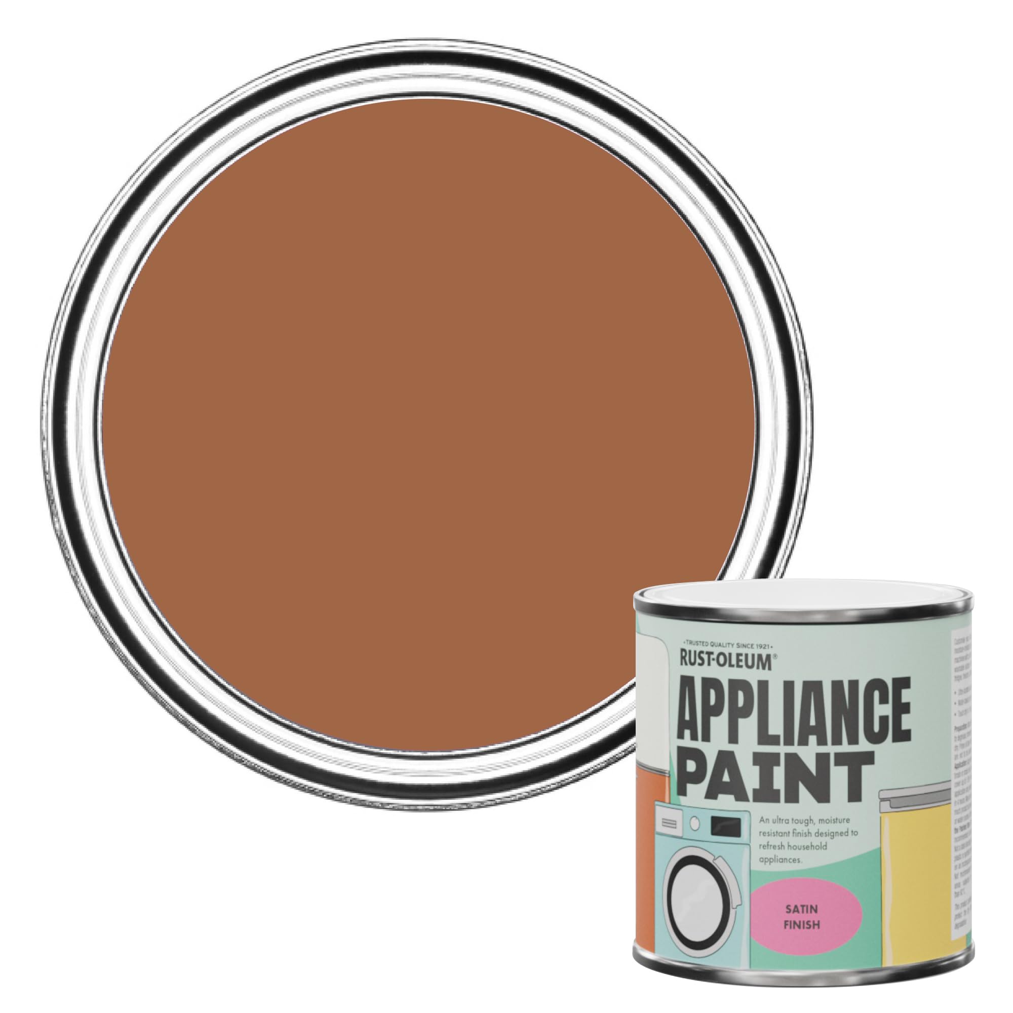 Rust-Oleum Appliance Paint in Satin Finish - Cinnamon 250ml