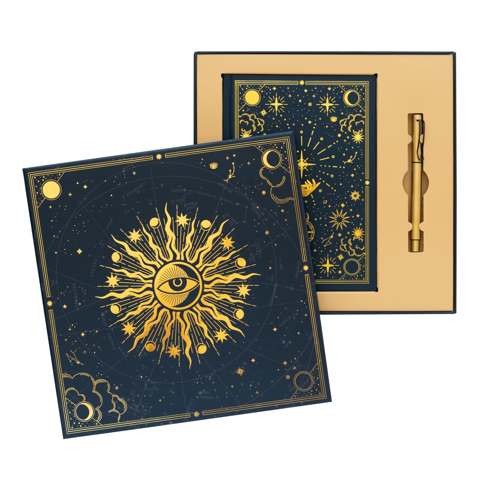Grupo Erik A5 Notebook With Pen & Gift Box - Astral | Bullet Journal Dotted Note Book, Dotted Notebook A5 Sketchbook | Cute Stationery Gifts, Cute Gifts, Aesthetic Stationery