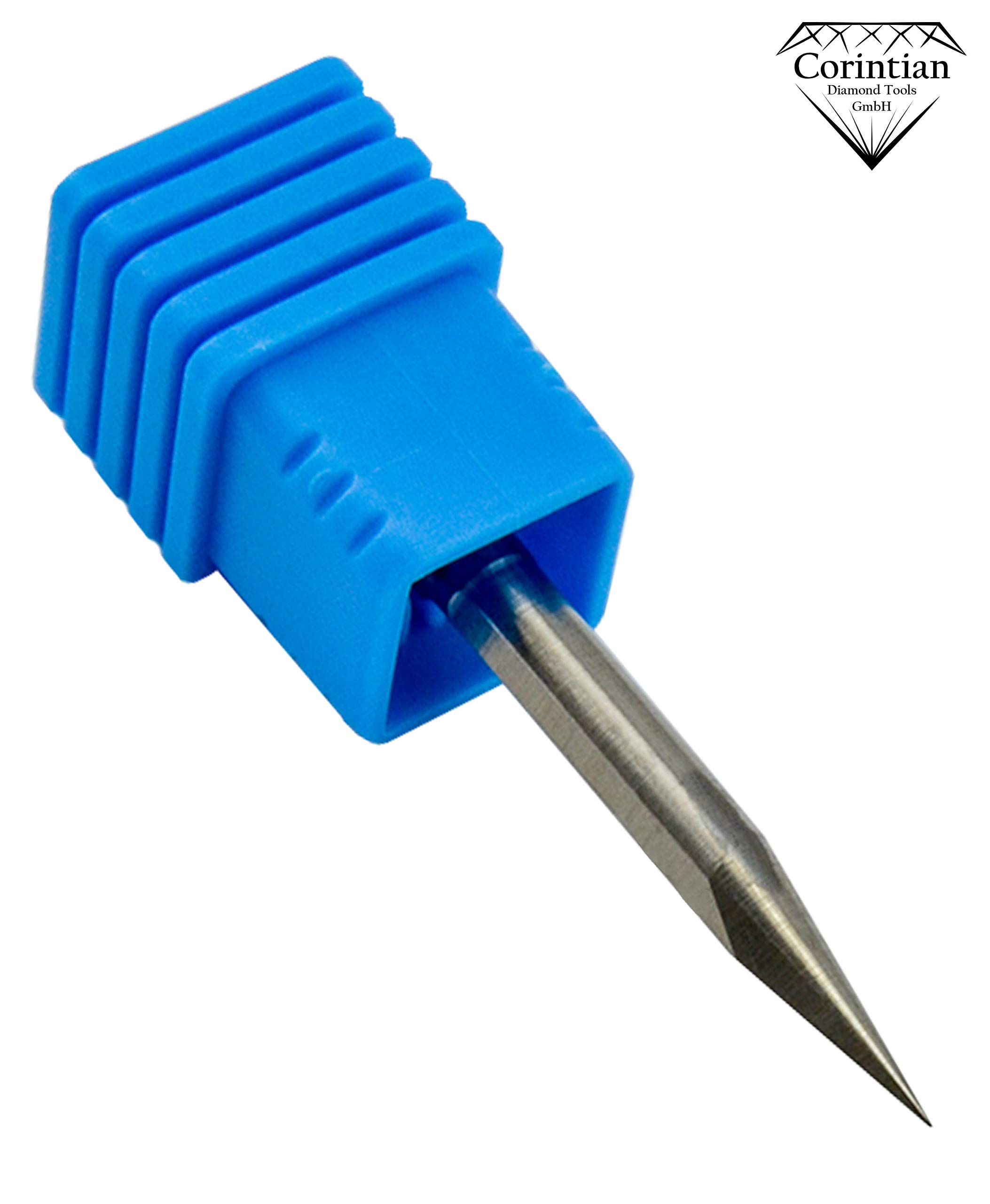 10Stk. VHM Gravierstichel 0.1-0.3mm Gravurstichel 3.175mm Schaft 20 30 45 60 90