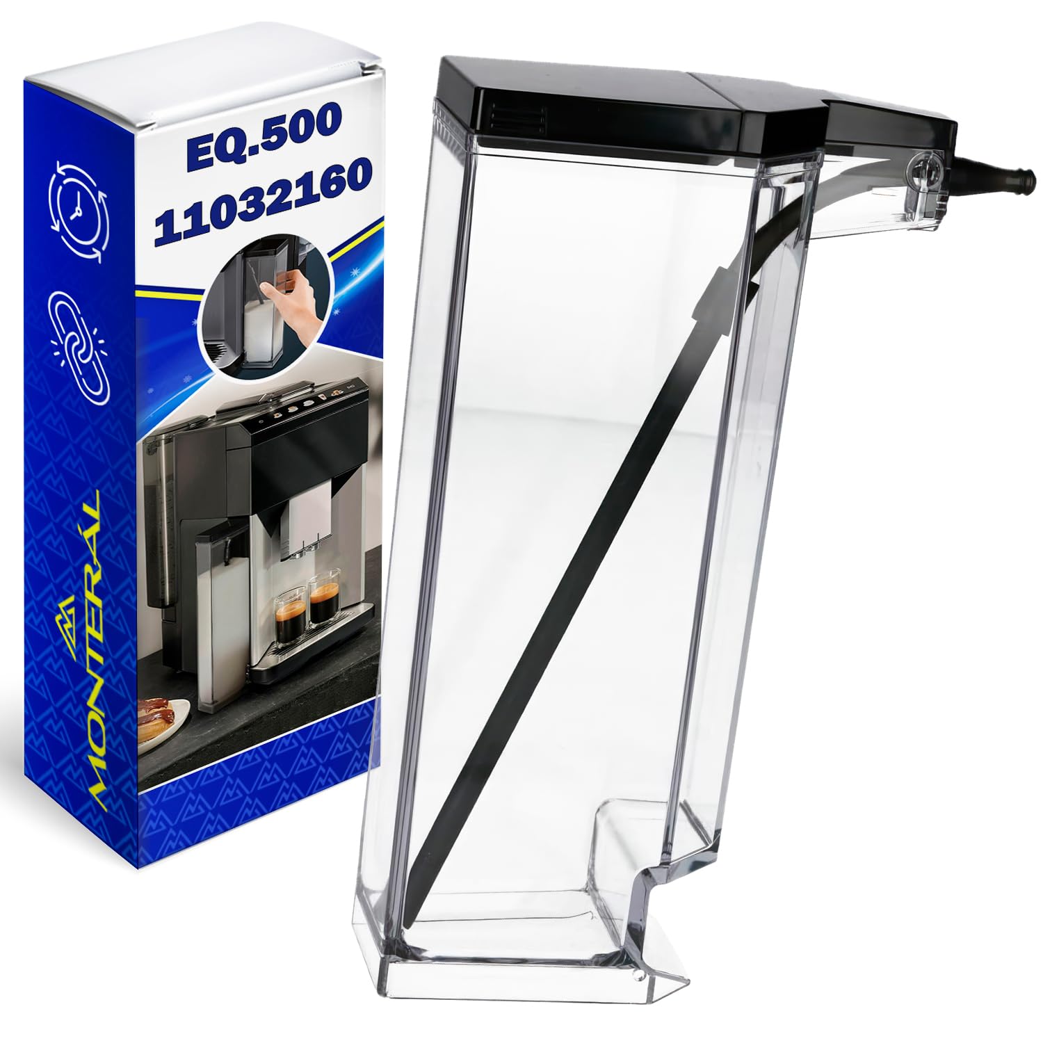Contenedor Leche para Cafetera Superautomática 11032160 para Siemens | para EQ.500 Integral - Garantía de 10 Años - MONTERAL