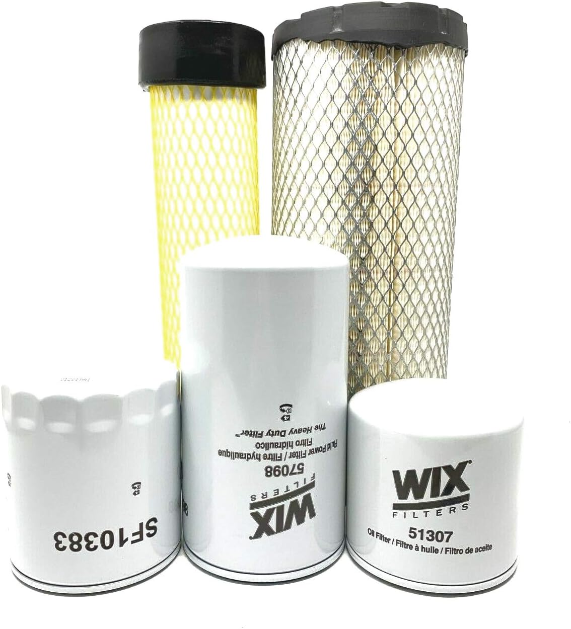 CFKIT Maintenence Filter Kit Compatible with Kubota MX5200 MX5200DT MX5200HST